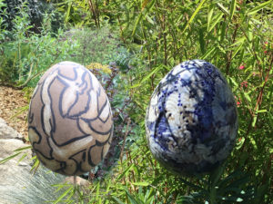 Oeufs céramique déco du jardin